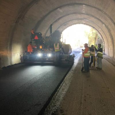 Paving Inside The Tunnel